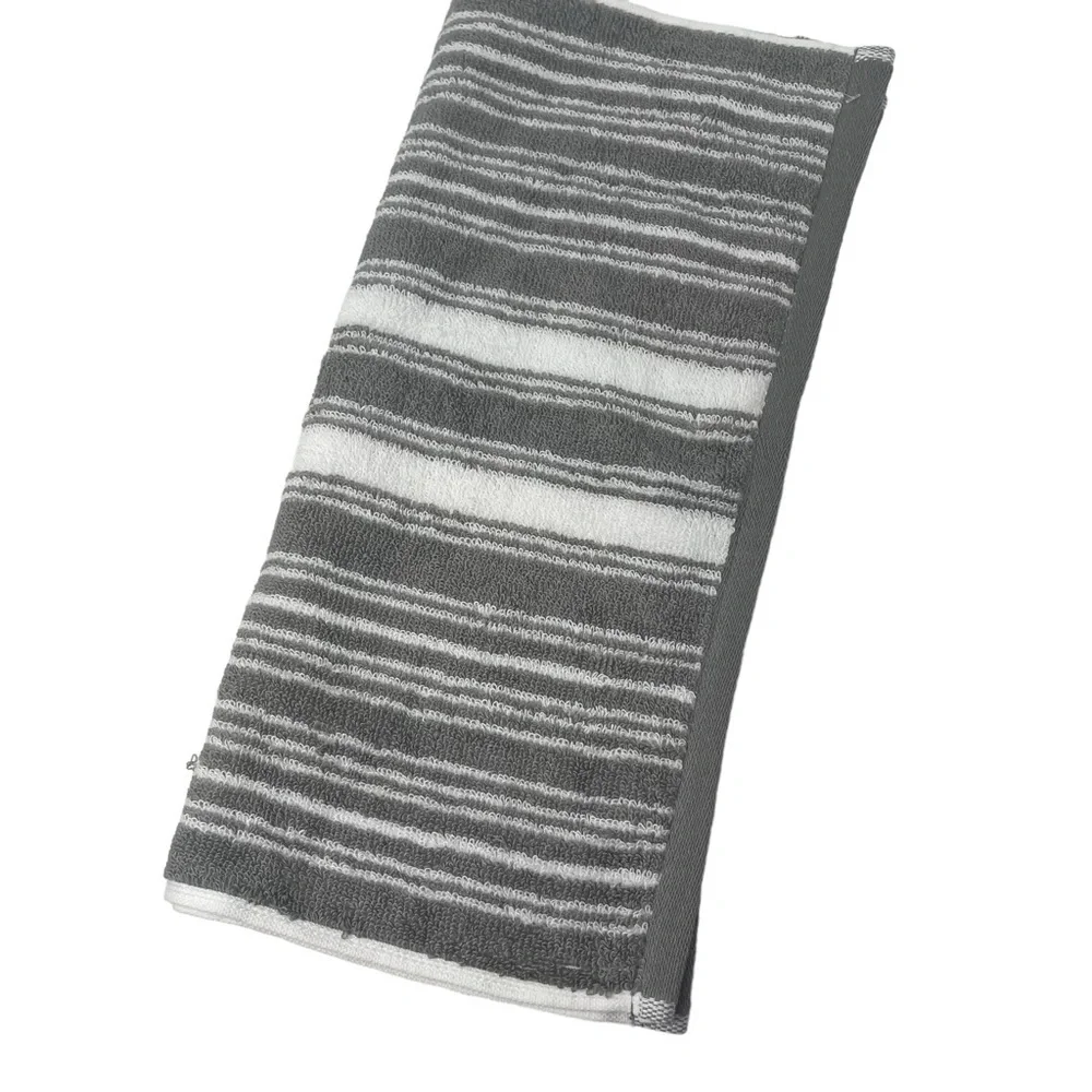 Lauren Ralph Lauren Sanders Pewter Hand Towel & 1 Wash cloth Set NWT